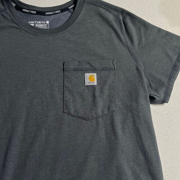 Carhartt Force Relaxed Fit Pocket T-Shirt Youth L (12-14) Men M - Picture 3 of 10